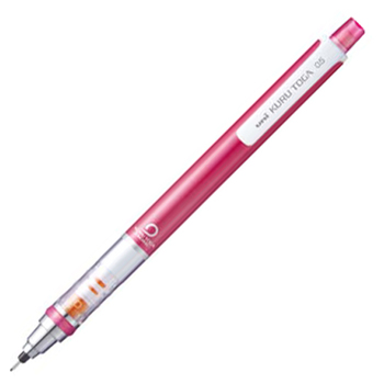 三菱鉛筆 シャープペンシル クルトガ スタンダードモデル 0.5mm (軸色:ピンク) M54501P.13 1本