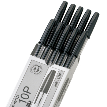 三菱鉛筆 油性リサイクルボールペン 0.7mm 黒 業務用パック SAR10P.24 1箱(10本)