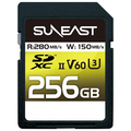 旭東エレクトロニクス SUNEAST SDXC UHS-II カード 256GB V60 SE-SDU2256GB280 1枚