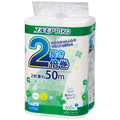 カミ商事 エルモア ピコ 2倍巻トイレットロール 花の香り ダブル 50m 1セット(72ロール:12ロール×6パック)
