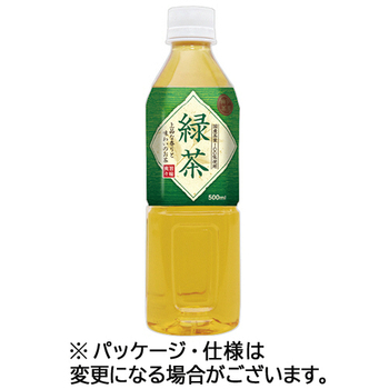 富永貿易 神戸茶房 緑茶 500mL ペットボトル 1ケース(24本)