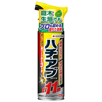 KINCHO園芸 ハチ・アブエアゾール 480mL 1本