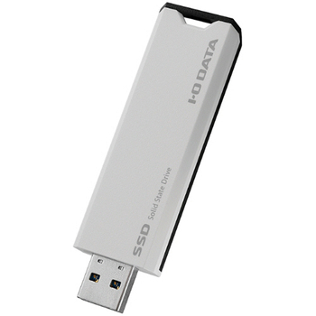 アイオーデータ USB 10Gbps(3.2 Gen2)対応スティックSSD 2TB ホワイト×ブラック SSPS-US2W 1台