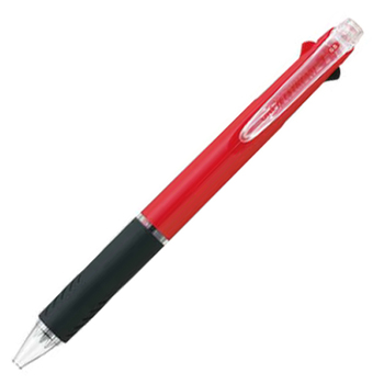 三菱鉛筆 ジェットストリーム 3色ボールペン 0.5mm (軸色:赤) SXE340005.15 1本