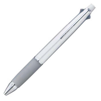 三菱鉛筆 多機能ペン ジェットストリーム4&1 0.7mm (軸色:シルバー) MSXE510007.26 1本