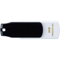 プリンストン USBフラッシュメモリー ストラップ付き 8GB ブラック/ホワイト PFU-T3KT/8GBKA 1個