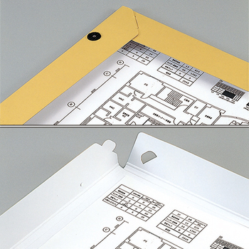 TANOSEE 図面ファイル(クラフトタイプ) A2 2つ折 背幅28mm 1セット(5冊)