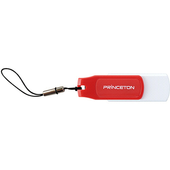 プリンストン USBフラッシュメモリー ストラップ付き 8GB レッド/ホワイト PFU-T3KT/8GMGA 1個