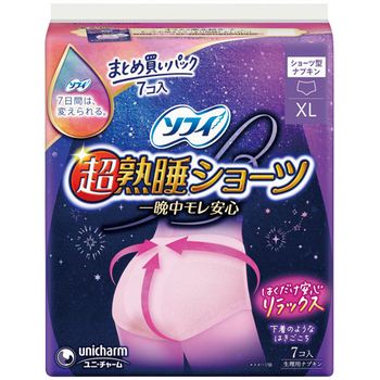 ユニ・チャーム ソフィ 超熟睡ショーツ X-L 1パック(7枚)