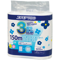 カミ商事 エルモア ピコ 3倍巻トイレットロール 花の香り シングル 150m 1パック(4ロール)
