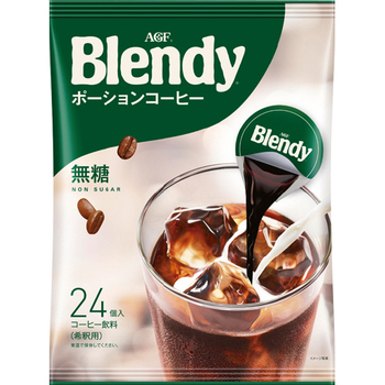 味の素AGF ブレンディ ポーション 濃縮コーヒー 無糖 18g 1パック(24個)