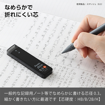 ぺんてる シャープペン替芯 ぺんてるアイン 0.3mm 2B C283-2B 1個(25本)