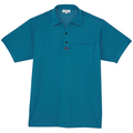 トンボ ニットシャツ モイステックスドットニット インクブルー Lサイズ CR214-76-L 1着