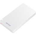 バッファロー USB3.2(Gen2) ポータブルSSD 500GB ホワイト SSD-PGM500U3-WC 1台