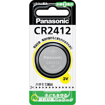 パナソニック コイン形リチウム電池 3V CR-2412P 1個