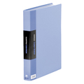 キングジム クリアーファイル カラーベーストリプル A4タテ 60ポケット 背幅35mm 青 132-3C 1冊