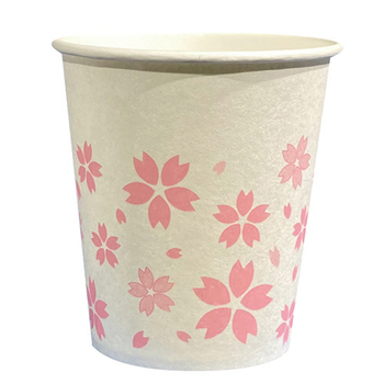 ファーストレイト ペーパーカップ ロースタッキング仕様 桜&葉っぱ 150ml(5オンス) FR-5361 1パック(1000個)