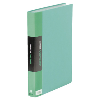 キングジム クリアーファイル カラーベーストリプル A4タテ 60ポケット 背幅35mm 緑 132-3C 1冊