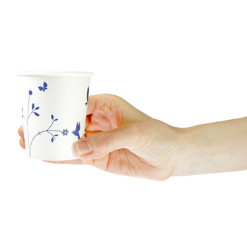 ファーストレイト ペーパーカップ ロースタッキング仕様 インディゴ(花火・草原) 150ml(5オンス) FR-5363 1パック(1000個)