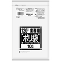 日本サニパック Lシリーズ 業務用ポリ袋 ダストカート用 透明 120L 0.040mm L-96 1パック(10枚)