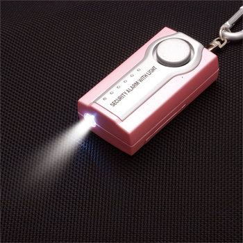 ヤザワ LEDライト付セキュリティアラーム ピンク SE25P 1個