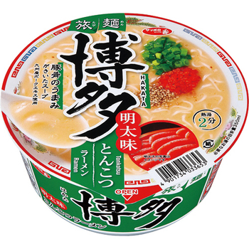 サンヨー食品 サッポロ一番 旅麺 博多 明太味とんこつラーメン 1ケース(12食)