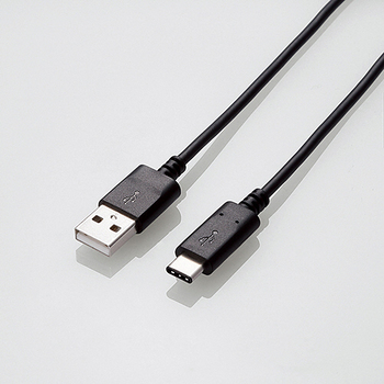 エレコム USB2.0ケーブル(認証品) (A)オス-(C)オス ブラック 3.0m RoHS指令準拠(10物質) MPA-AC30NBK 1本
