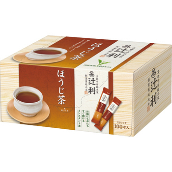 片岡物産 辻利 インスタントほうじ茶 1セット(200本:100本×2箱)