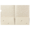 キングジム 二つ折り紙製ホルダー(茶殻紙タイプ) A4タテ(見開きA3) 719-2 1パック(2枚)
