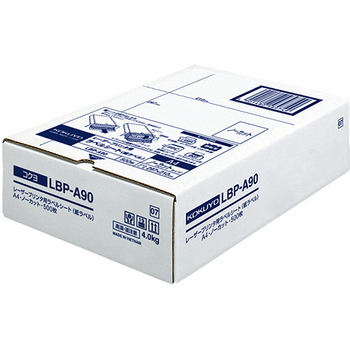 コクヨ モノクロレーザープリンタ用 紙ラベル A4 ノーカット LBP-A90 1冊(500シート)