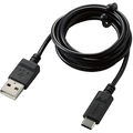 エレコム まとまるUSB Type-C(USB-C)ケーブル<A-C PD非対応> ブラック 1.0m RoHS指令準拠(10物質) MPA-MAC10NBK