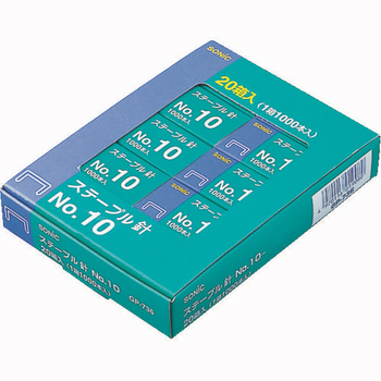 ソニック ステープル針 10号 50本連結×20個入 GP-736 1パック(20箱)