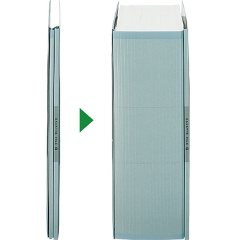 コクヨ ガバットファイルS(ストロングタイプ・紙製) A4タテ 1000枚収容 背幅13-113mm 緑 フ-S90G 1冊