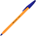 BIC 油性ボールペン ビックオレンジ 1.0mm 青 E-ORMJ20EGBLU 1箱(20本)
