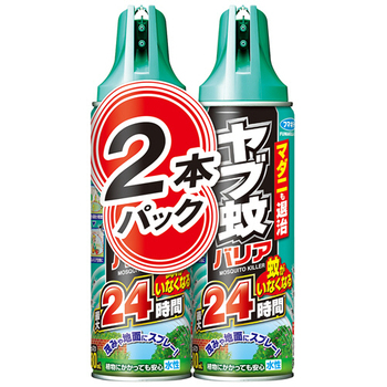 フマキラー ヤブ蚊バリア24時間 480ml 1パック(2本)