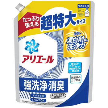 P&G アリエール ジェル つめかえ用 超特大サイズ 900g 1パック