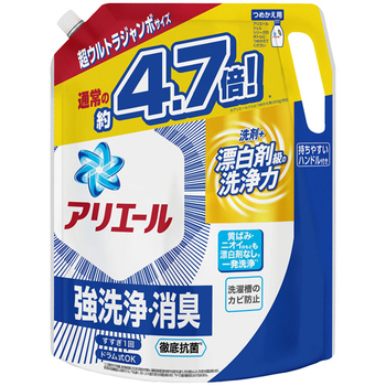 P&G アリエール ジェル つめかえ用 超ウルトラジャンボサイズ 2120g 1パック