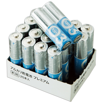 TANOSEE アルカリ乾電池 プレミアム 単3形 1箱(20本)