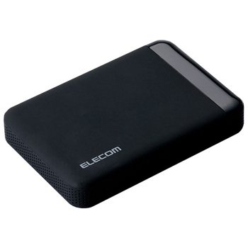 エレコム セキュリティ対策用ポータブルハードディスク 500GB ELP-EEN005UBK 1台