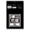 日本サニパック Nシリーズ 業務用ポリ袋 黒 45L 0.030mm N-42 1パック(10枚)