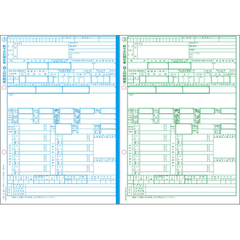 日本法令 給与支払報告書(給与所得の源泉徴収票付) A4判カット紙 令和3年提出用(令和2年分) 地方MC-3C-R02 1冊(30セット)