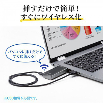 サンワサプライ ワイヤレスHDMIエクステンダー VGA-EXWHD10 1台