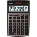 カシオ 本格実務電卓 日数&時間計算 12桁 ジャストタイプ グレージュブラウン JS-20DC-GB-N 1台