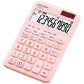 シャープ カラー・デザイン電卓 10桁 ミニナイスサイズ ピンク系 EL-M336-PX 1台