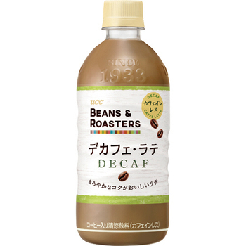 UCC BEANS&ROASTERS(ビーンズ&ロースターズ) デカフェ・ラテ 500ml ペットボトル 1ケース(24本)