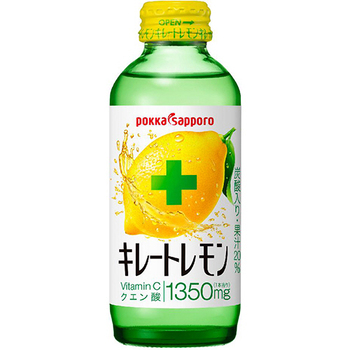 ポッカサッポロ キレートレモン 155ml 瓶 1ケース(24本)