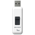 アーキス USB2.0 スライド式フラッシュメモリ 16GB ホワイト AS-016GU2-PSW 1個