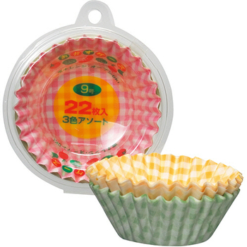 アートナップ おかずケース 9号 (3色アソート) CK-08 1セット(220枚:22枚×10パック)