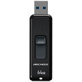 アーキス USB3.2(Gen1) スライド式フラッシュメモリ 64GB ブラック AS-064GU3-PSB 1個