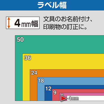 キングジム テプラ PRO テープカートリッジ パステル 4mm 緑/黒文字 SC4G 1個
